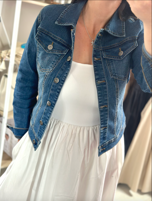 Made in Italy Denim Stretch Jacket